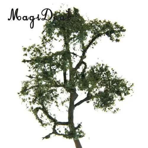 MagiDeal عالية محاكاة 1 قطعة نموذج شجرة الجميز لوول قطار المسار السكك الحديدية السكك الحديدية مشهد حديقة بارك المشهد تخطيط
