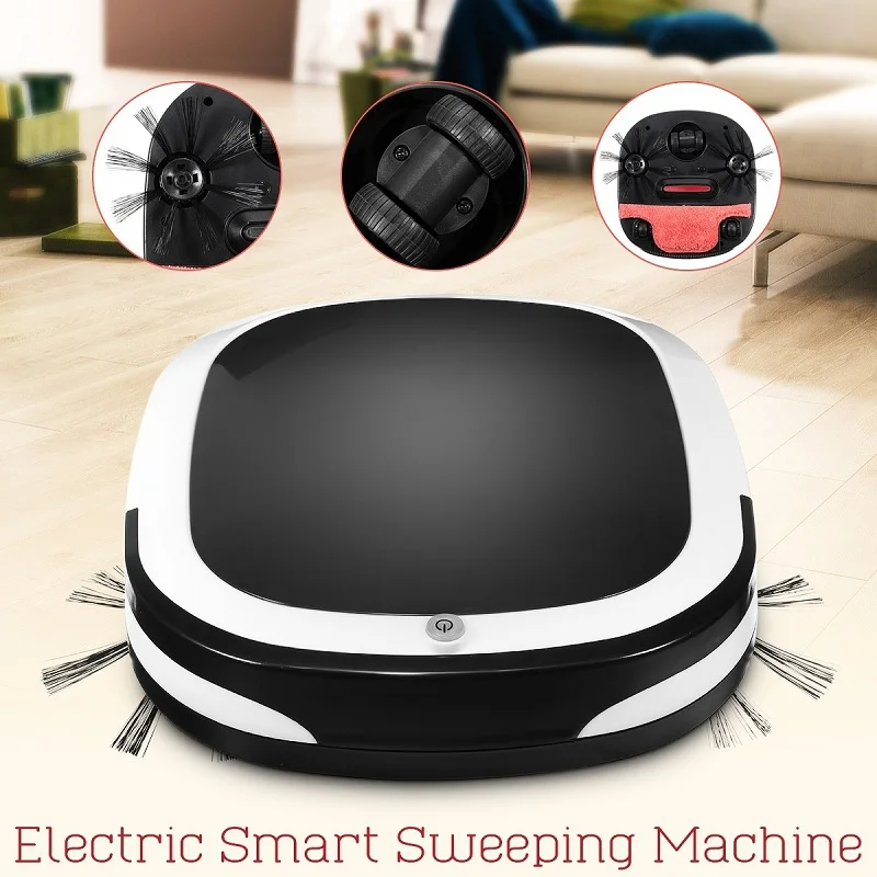 

Rechargeable Intelligent Vacuum Cleaner Dry Wet Sweeping Car Auto Dust Sweeper Vacuum Cleaner Home Household Cleaning Appliance
