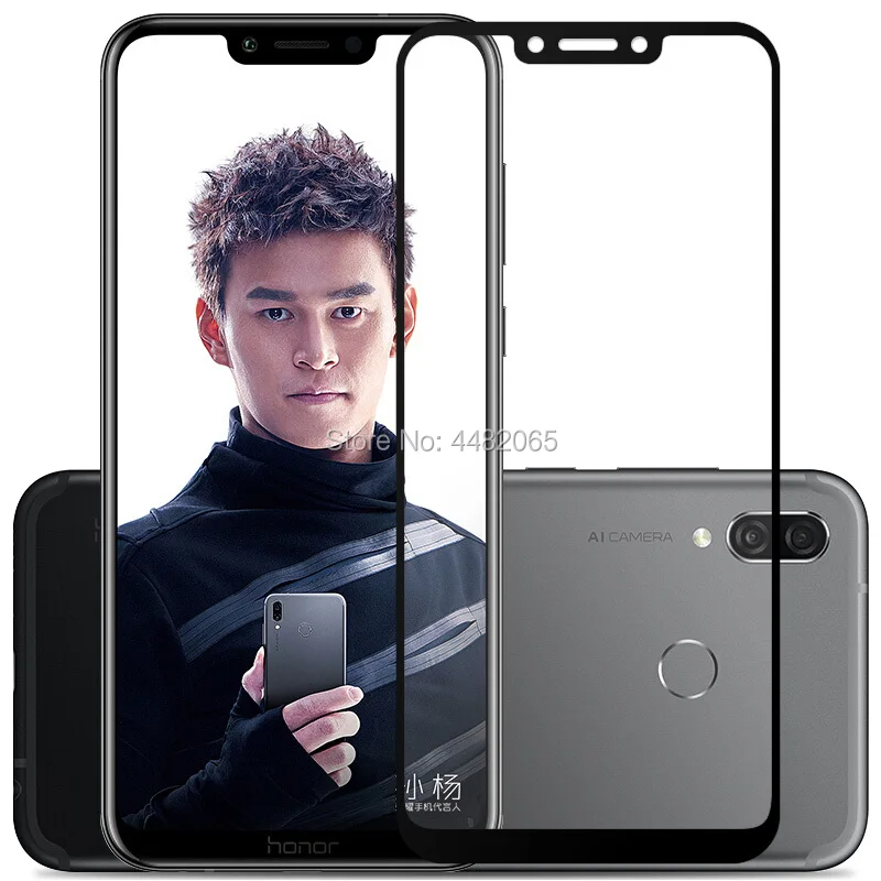 3D закаленное стекло для Huawei Honor Play полное покрытие 9H защитная пленка Защита