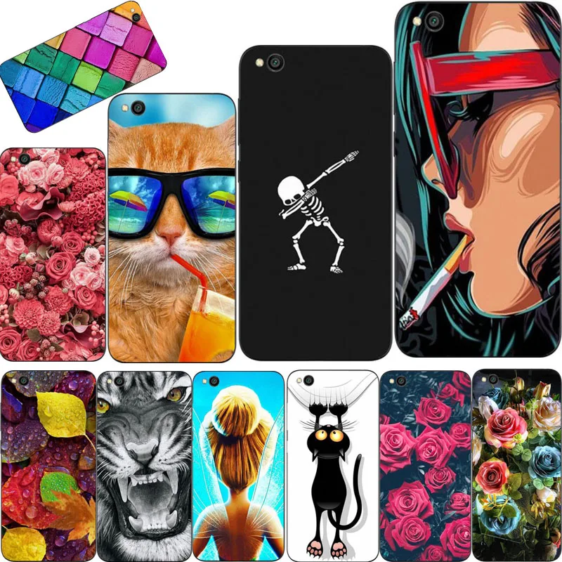 

5.0'' For Xiaomi Redmi GO Case Soft Silicone Painting TPU Phone Case For Funda Xiaomi Redmi GO Case Cover Fashion Redmi Go Coque