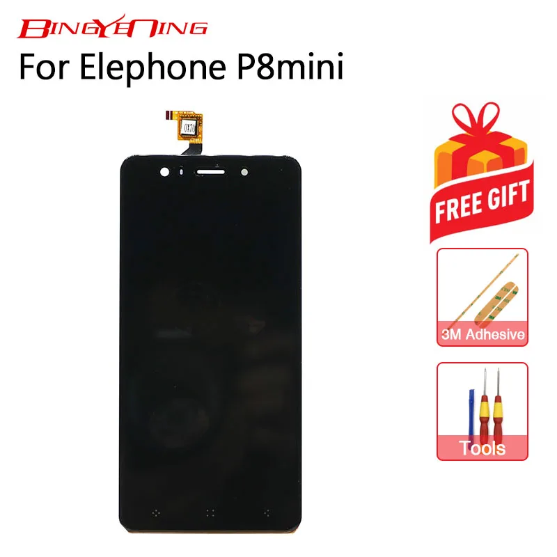BingYeNIing новый оригинальный для Elephone P8 Mini сенсорный экран и ЖК дисплей в сборе
