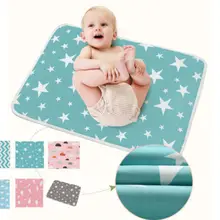 Фирменная новинка одежда для малышей листы Водонепроницаемый листы протектор 50x70 см детские дышащие хлопковые носки детская кроватка