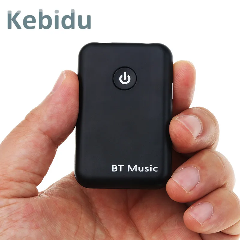 

kebidu Wireless Bluetooth V4.2 Transmitter Receiver 2 in 1 3.5mm Stereo Music Audio Adapter for TV Headphones Speaker