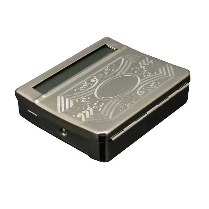 

70MM Automatic Cigarette Rolling Machine Manual Tobacco Rolling Machine Box Case Durable Metal Cigarette Roller Maker