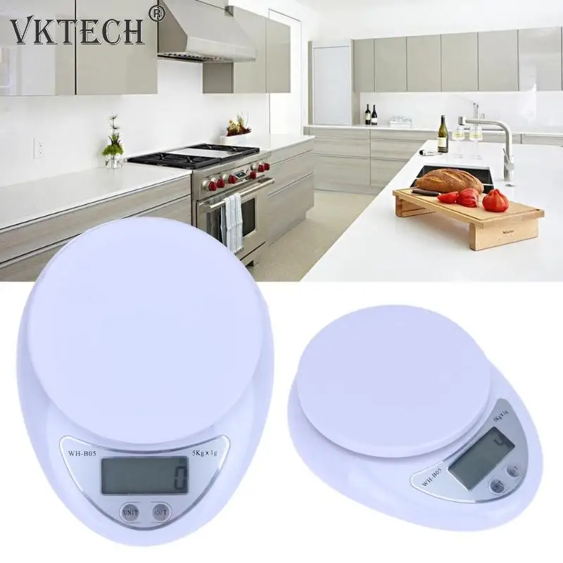 

5kg x 1g High Precision Digital Jewelry Scale Mini Pocket Kitchen Electronic Scales Weigh Balance with LCD Display Libra