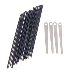 1 Set 24pcs Sax Spring Needles+4pcs Sax Spring Leaf Screws DIY Saxophone Accessory