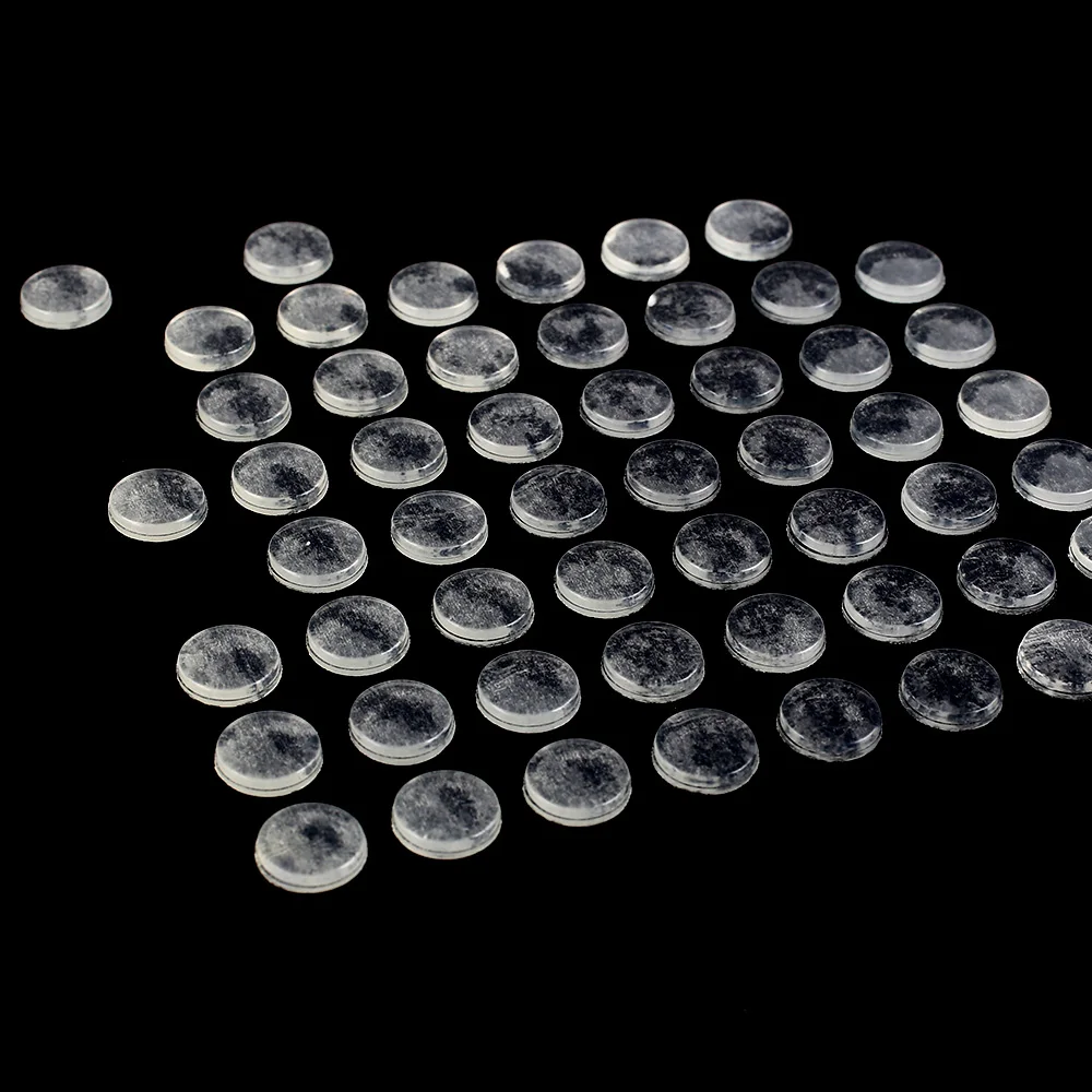 Nordic Rubber Bumper Damper Rubber Feet Pads Cylindrical EVA Silicone 64pcs Cupboard Transparent Furniture Legs Self Adhesive