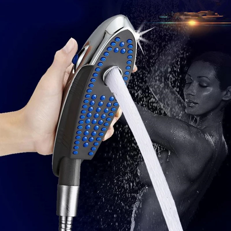

New Faucet Extenders Hand Hold Bathroom Shower Heads Modern Multifunction Bionic Dolphin Design Rain Shower Hand Bathroom Tools