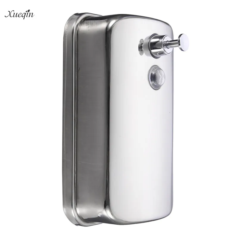 

Xueqin 500/800/1000ML Stainless Steel Wall MountedV Bathroom Kitchen Lotion Pump Liquid Soap Shampoo Soap Dispenser Box