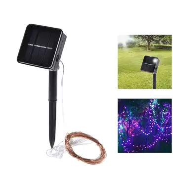 

Kaigelin 2 Modes Solar Powered String Lights 10/20M 100/200LED Copper Wire Outdoor Fairy Light For Garden Home Holiday Decor