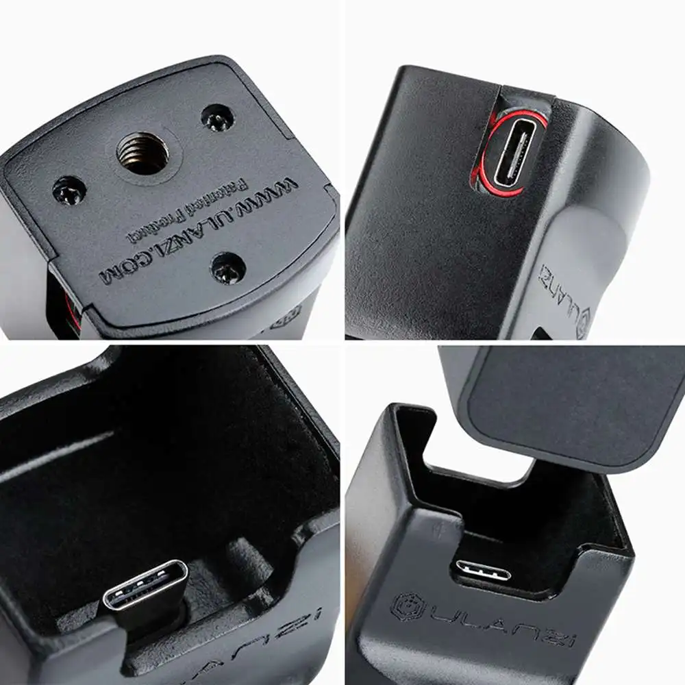 Ulanzi OP2 Gimbal Accessories Vertical Base Holder Fixed Mount Charging Stand for DJI OSMO POCKET with 1/4 Screw Ulanzi OP2 Gimbal Accessories Vertical Base Holder Fixed Mount Charging Stand for DJI OSMO POCKET with 1/4 Screw