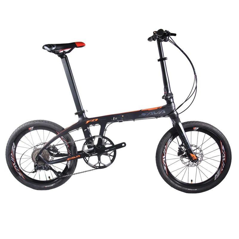 Clearance Sava Folding Bike 20 Inch Folding Bicycle Foldable Carbon Folding Bike 20 Inch With Shimano 105 22 Speed Mini Compact City Bike 1