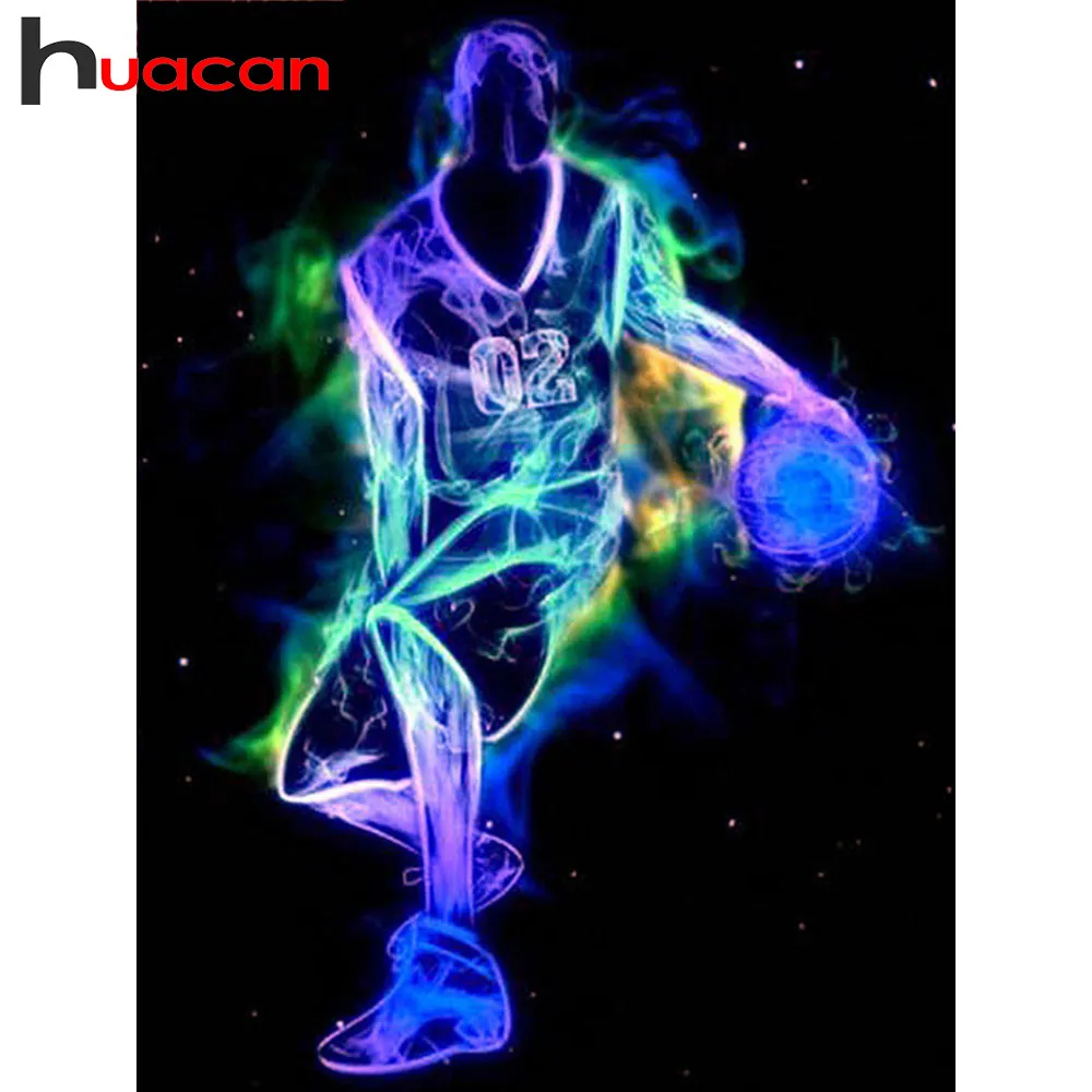 

Huacan 5D DIY Full Square Diamond Painting Cross Stitch Silhouette Rhinestone Mosaic Diamond Embroidery Sale Scenic Home Decor