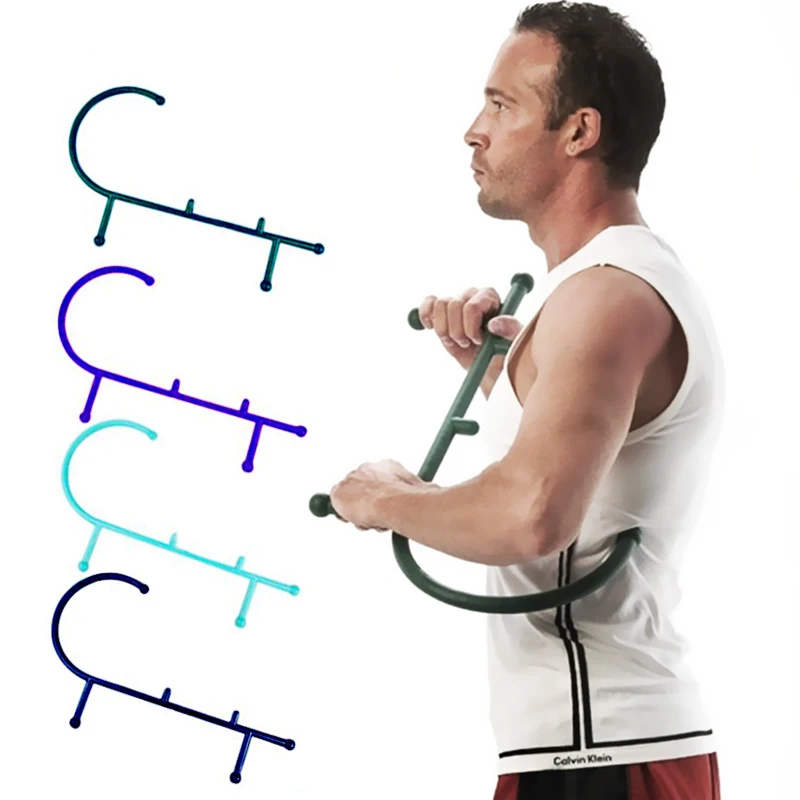 Trigger point massage rod back hook massager whole body acupressure