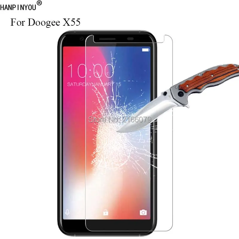 Новый 9H 2.5D Жесткий протектор экрана из закаленного стекла для Doogee X55 5 &quotзащитная
