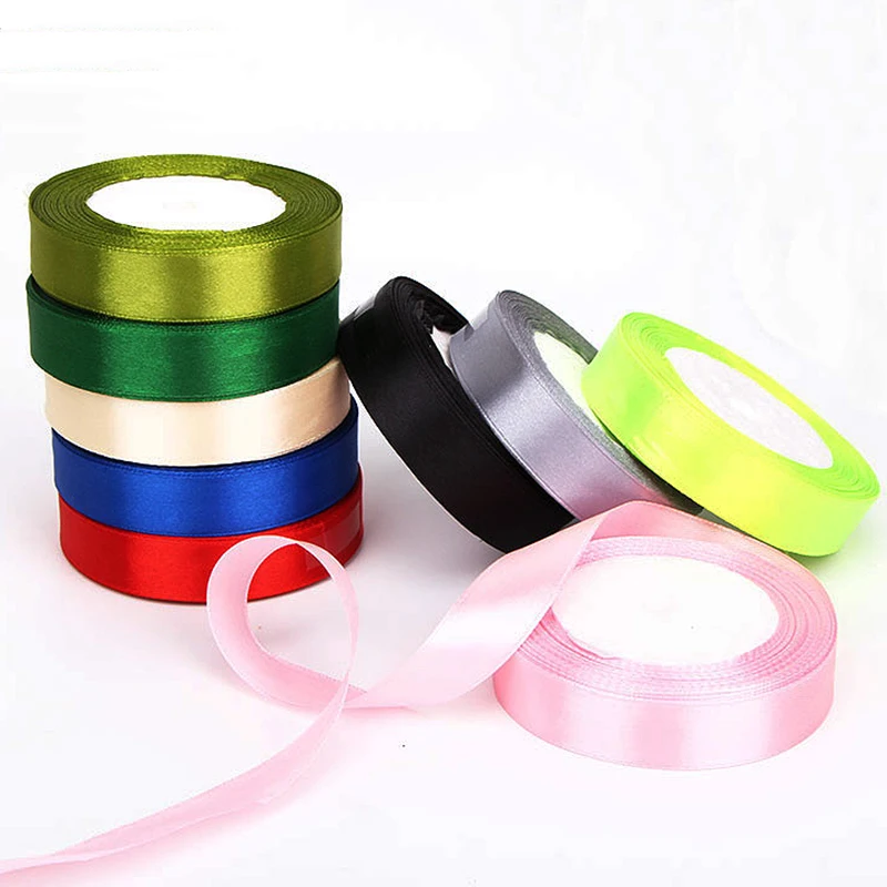 DIY Party Decoration Ribbons Roll Satin Ribbon Fabric Festival Supplies