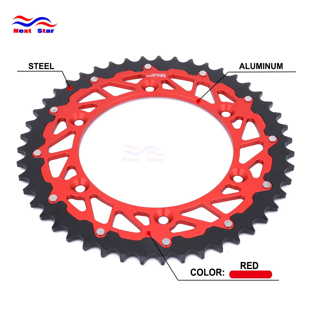 Мотоцикл 48T 47 т 50 цепная Звездочка для HUSQVARNA SMS CR WR WRE EC ECE ECF TC TE TXC SMS SMR Betamotor 125 250 350 445-630