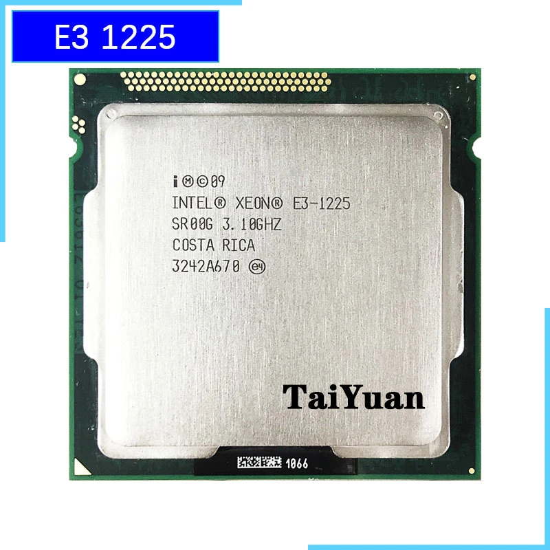 Intel Xeon E3-1225 E3 1225 3.1 GHz Quad-Core CPU Processor 6M 95W LGA 1155 cpu for gaming pc