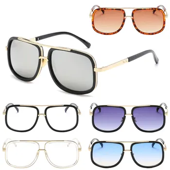 

gafas de sol hombre Square Sunglasses Men Luxury Brand Design Couple Lady Celebrity Flat Hot Women Sun Glasses Super Star Cool