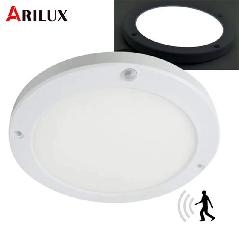 

ARILUX 18W Sensor Round LED Ceiling Panel Light PIR Human Body Motion Sensor AC 220-240V Downlight