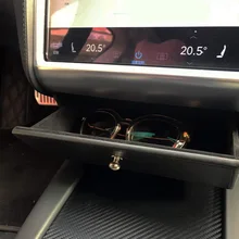 Центральная консоль для хранения ящика коробка лоток Cubby подходит Tesla модель X модель S контейнер для хранения содержимое коробки интерьерные авто аксессуары