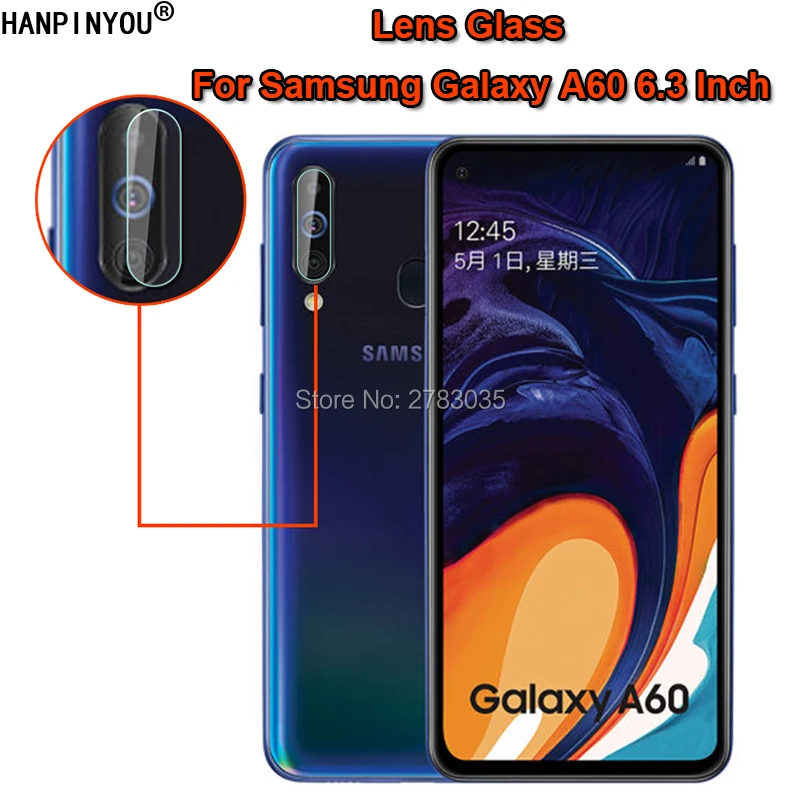 Прозрачная ультратонкая Защитная пленка для объектива задней камеры Samsung Galaxy A60 6