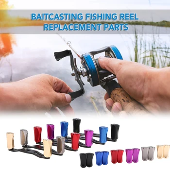 

Fishing Reel Part Accessory Carbon Fiber Rocking Handle Aluminum Alloy Handle Grip Ends for Baitcasting Reel Fishing Accessories