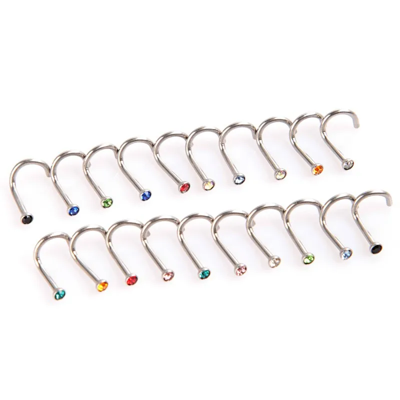 

Rhinestone Nose Rings