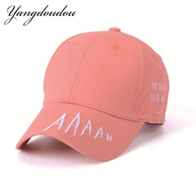 Летняя бейсболка с вышивкой, фирменная новинка, хлопковая бейсболка с буквенным принтом, Женская Бейсболка высокого качества, повседневные аксессуары, Para el cabello
