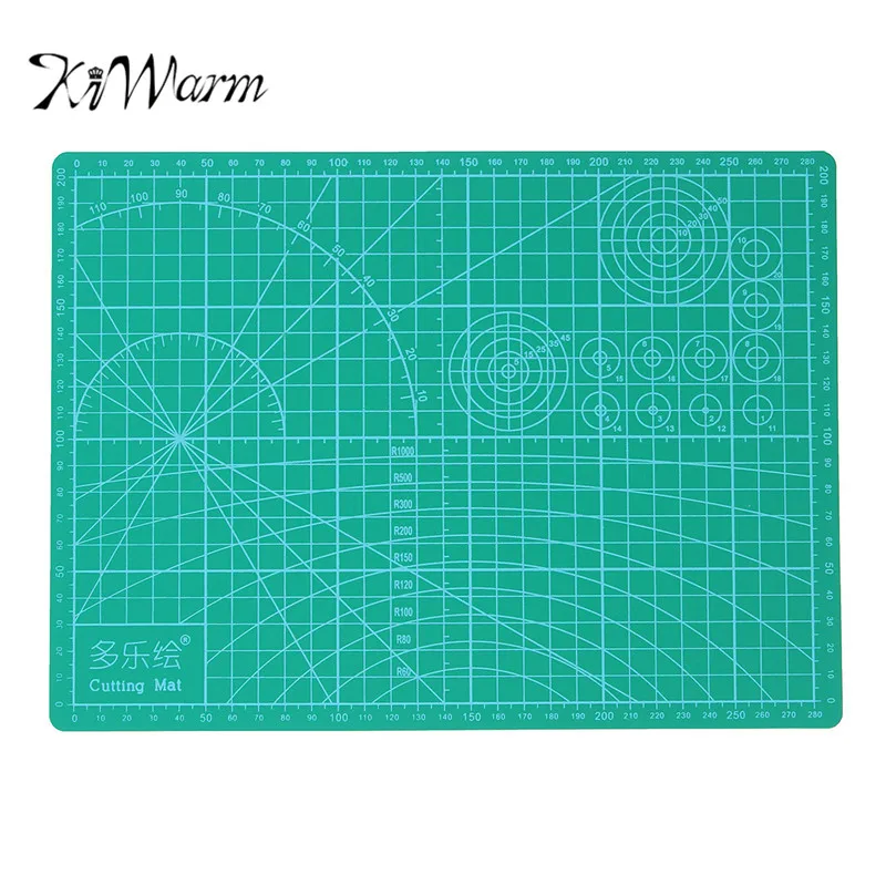 

KiWarm Self Healing A4 Cutting Mat Double-sided PVC Cutting Pad Board Handmade Patchwork Craft DIY Tools 300x220x3mm