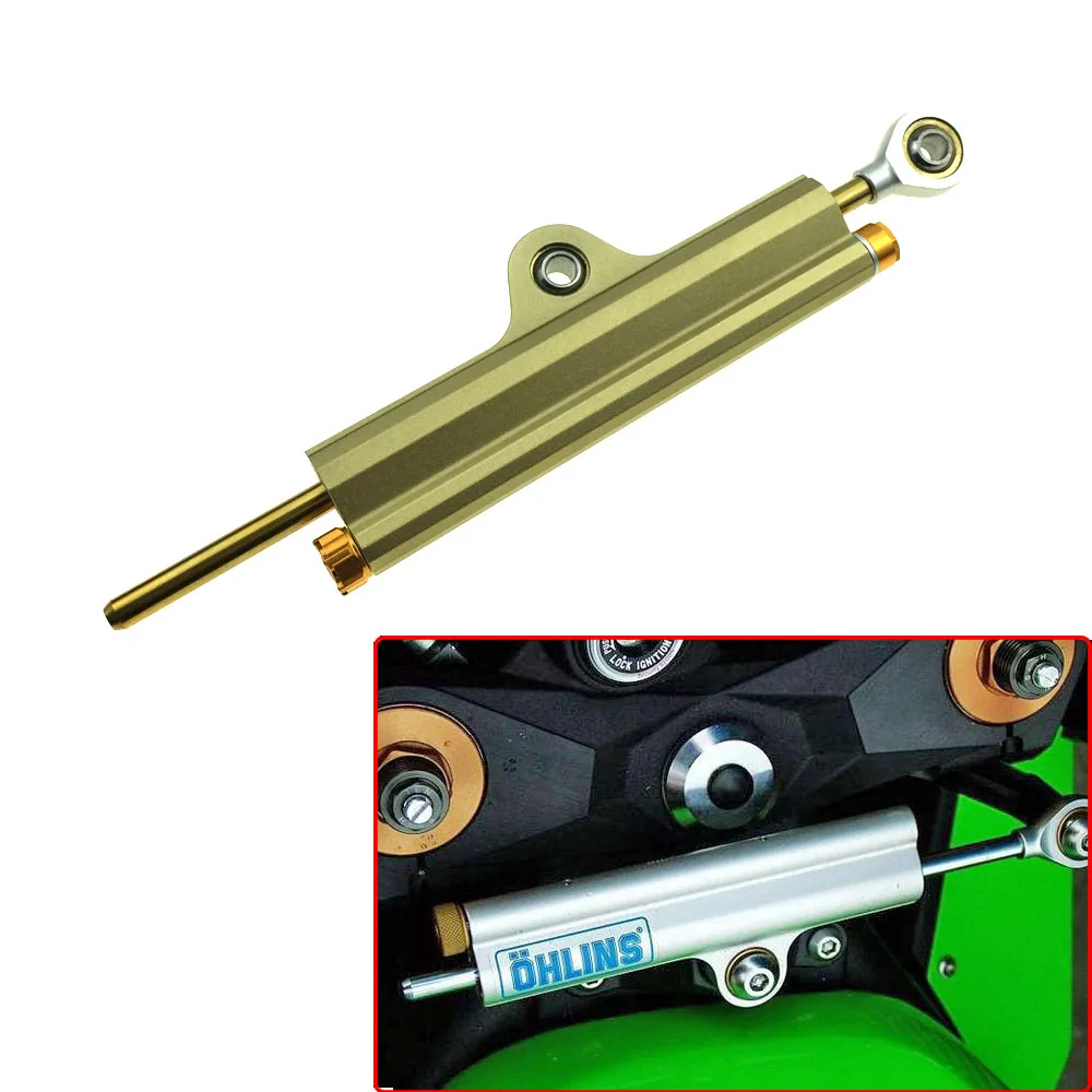 

CNC Damper Steering Stabilizer Linear Reversed Safety Control Over for S1000RR z800 z750 r6 mt07 fz6 r3 ninja 300 mt 09 xj6