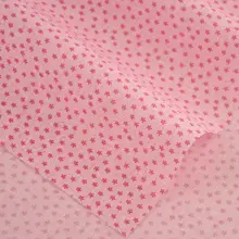 Art Work Fat Quarter for DIY Doll Clothing Patchwork Cuted Print Designs Sewing Pink Cotton Fabrics Dress Small Rose Red Flowers