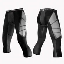 3/4, компрессионные штаны, мужские леггинсы, трико для бега, баскетбола, спортзала, бега, фитнеса, одежда, спортивная одежда, Ropa Deportiva
