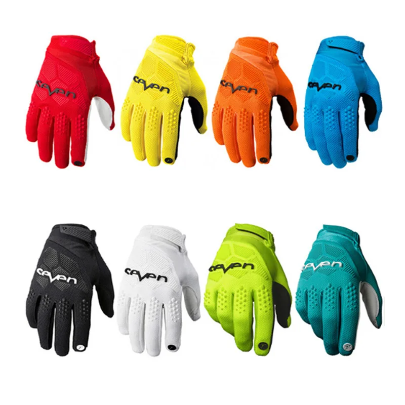 

2019 Seven colorful racing accessories motorbike glove Dirt Bike Bicycle cycling ATV motocross moto guantes motorcycle gloves