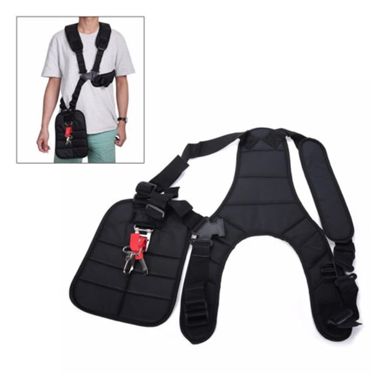 

Padded Belt Double Shoulder Harness Strap Nylon for Brush Cutter Trimmer Firmly