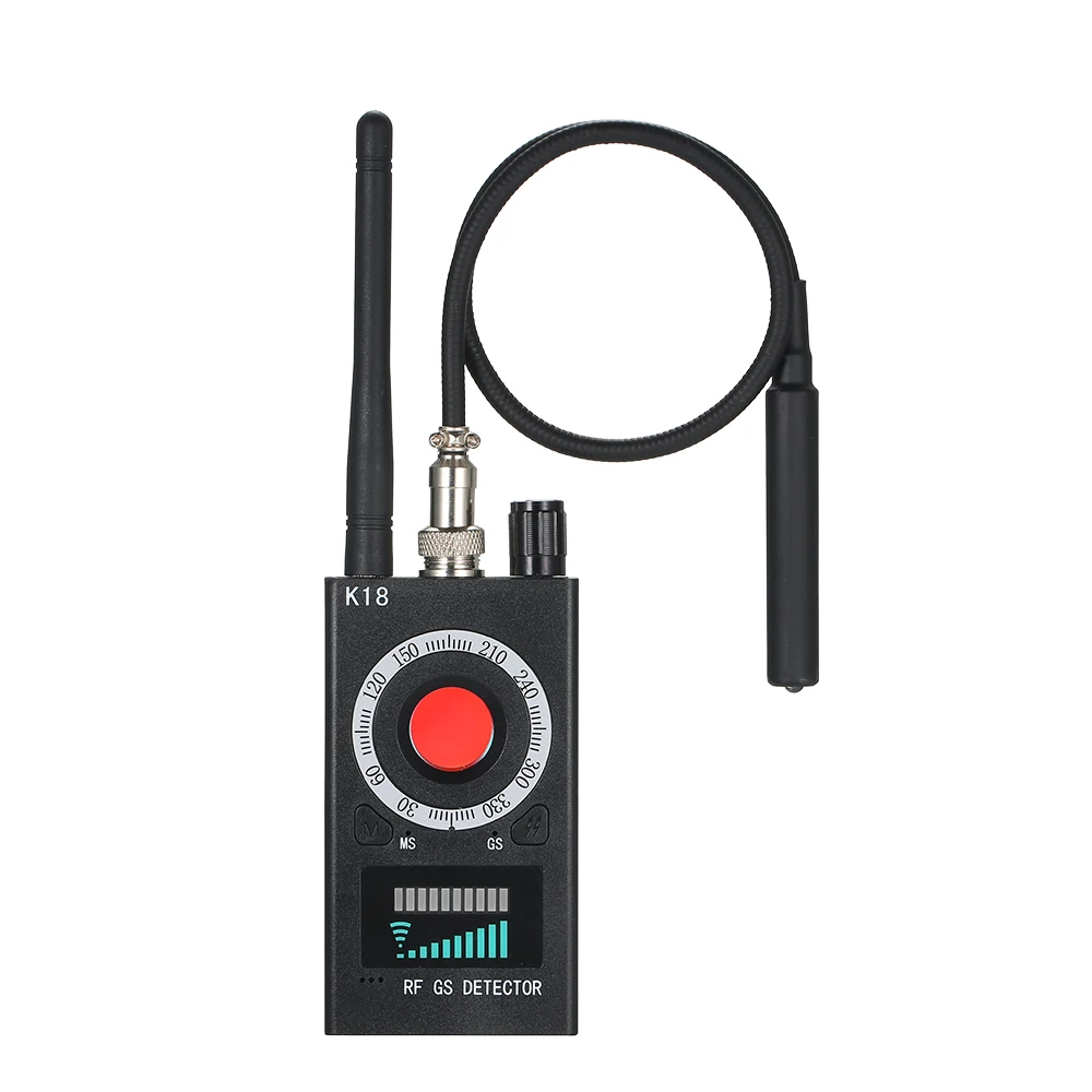 Многофункциональный Анти-шпионский детектор для обнаруживаемой мини-кнопки и мобильного камеры Объектив GSM аудио прибор обнаружения устройств подслушивания gps сигнальное устройство радиослежения обнаружения