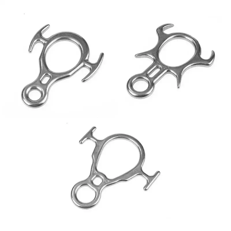 8 Shape Descender Outdoor Rock Climbing Carabiners ...