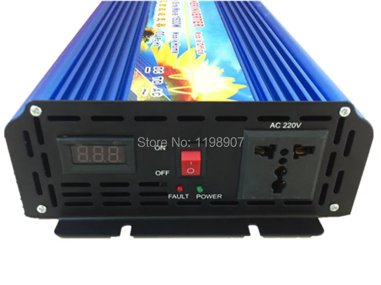 

1500W pure inverter, 50/60Hz, 48vdc to 120vac power inverter, solar inverter, wind inverter moc elektryczna przetwornik