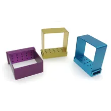 1 шт. 15 отверстий стоматологический Бур дезинфекция коробка держатель Стенд автоклав для низкая скорость прямой наконечник алмазный и Карбид Боры блоки