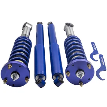 

Blue Suspension Coilover Shock Kit for FORD F150 RWD only 2004 - 2008 Adj. Height Shock Absorber
