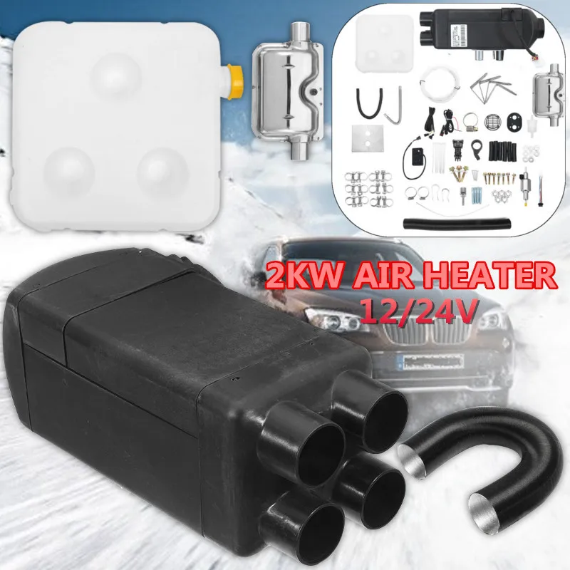

2KW 12V Car Heater Air Diesels Heater Parking Heater With Remote Control LCD Monitor for RV Motorhome Trailer Trucks Boats