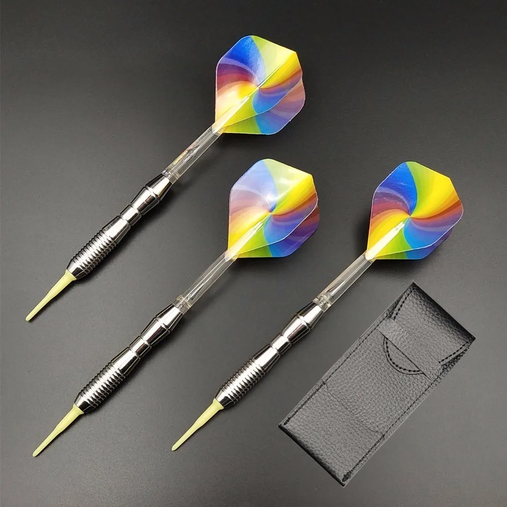 Fox Smiling 3pcs Professional Electronic Soft Tip Darts 18g 15cm Darts