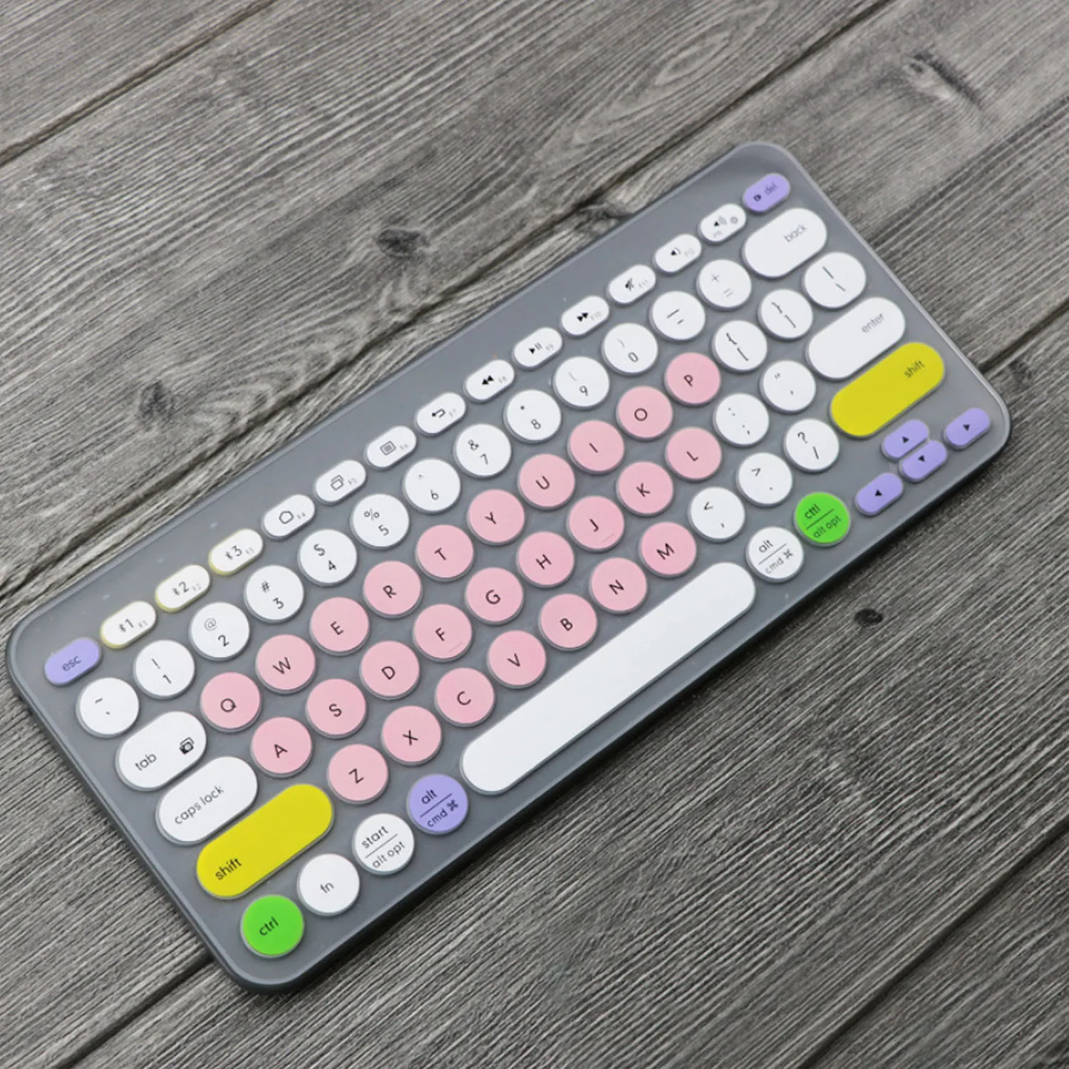 Силиконовый чехол для клавиатуры ноутбука Besegad защитная пленка Logitech K380