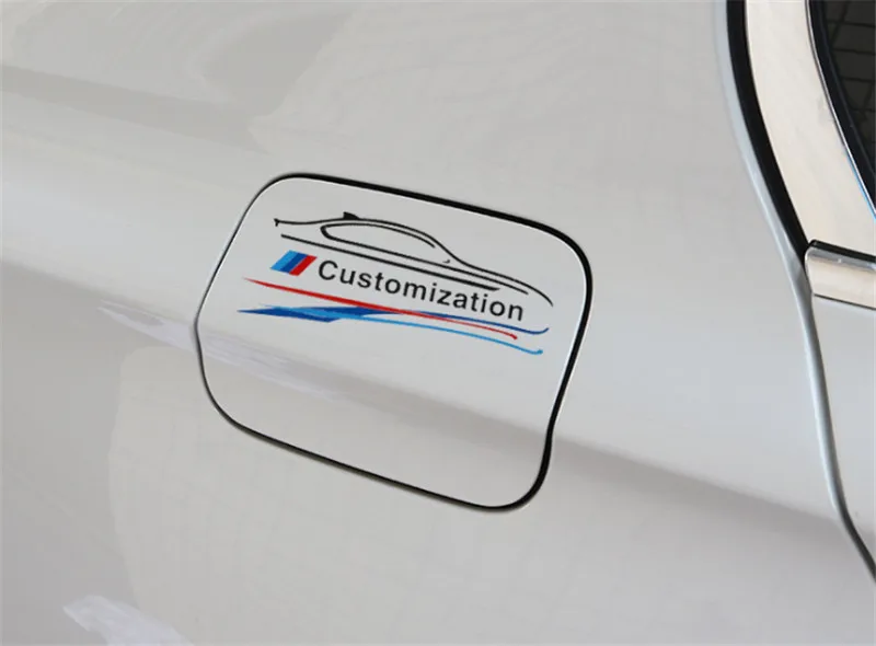 

1Pcs Customization Car Fuel Tank Cap Decals Stickers For f30 e90 e39 M3 M5