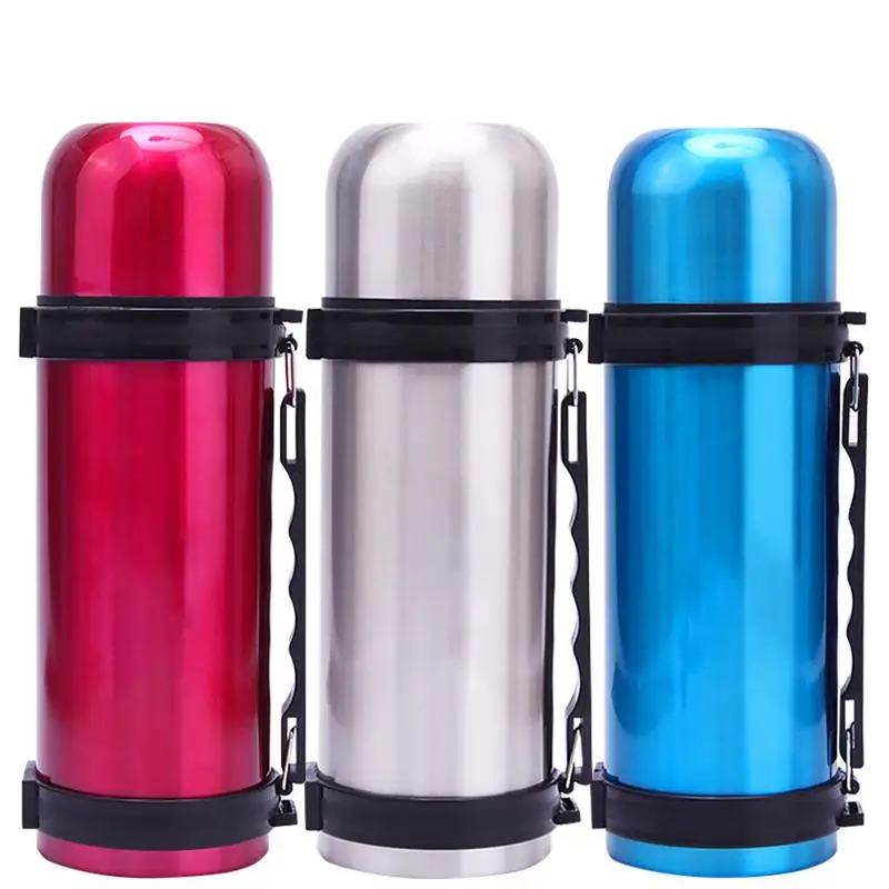 

1100ml Large Capacity Double Vacuum Insulation Pot Home Outdoor Stainless Steel Vacuum Flask Thermos Car Travel Bottle