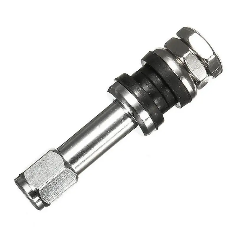 

4Pcs Tr48E Aluminum Tubeless Tire Valve TPMS Car Mouth Straight Core Valve Automotive Accessories Outside