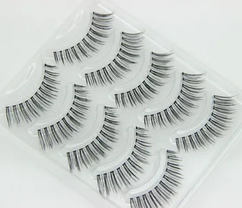 

50set 5Pair/set Crisscross False Eyelashes Eye Lashes Make Up Long Thick Fake Eyelashes Extensions Makeup False Lashes fashion