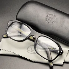 Óculos de kingsman, óculos de grau dourado com círculo secreto, estilo britânico de acetato