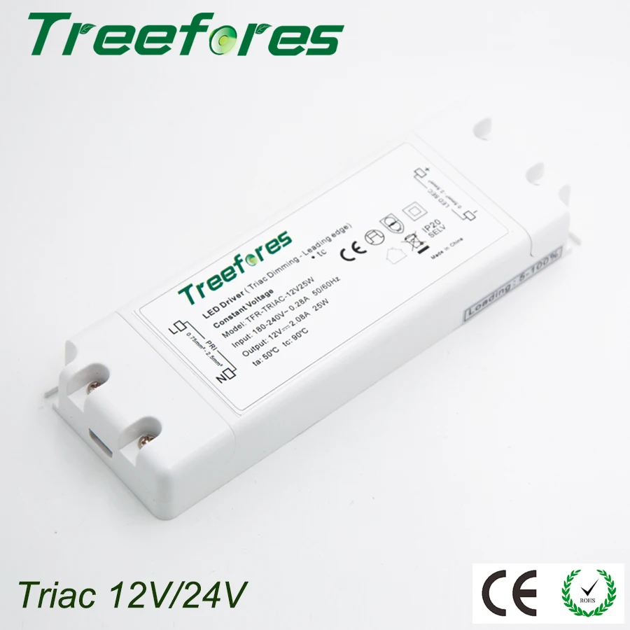 Приглушаемый светодиодный драйвер Triac 8 Вт 15 25 50 75 адаптер переменного тока 110 В 220