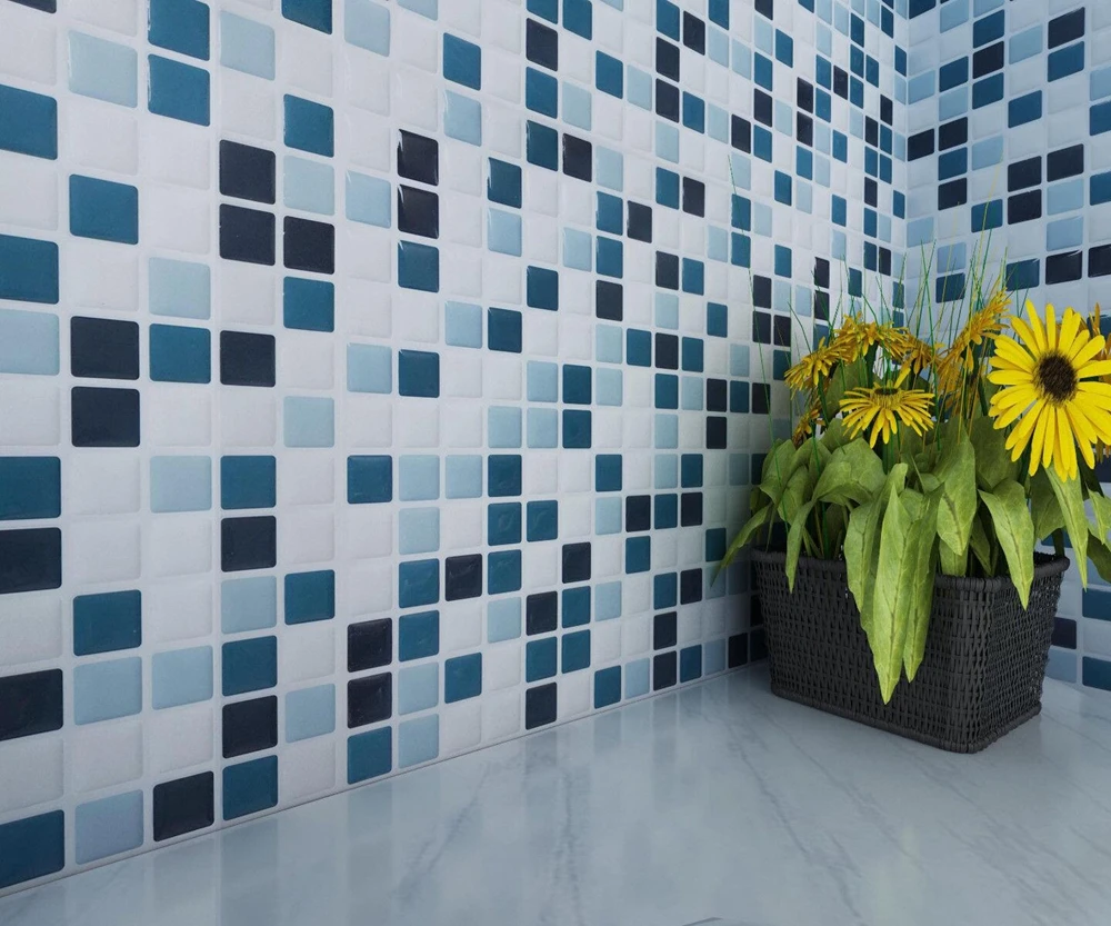 Vividtiles водонепроницаемый задний брызг Декор 3D пилинг и палка мозаика кирпичная
